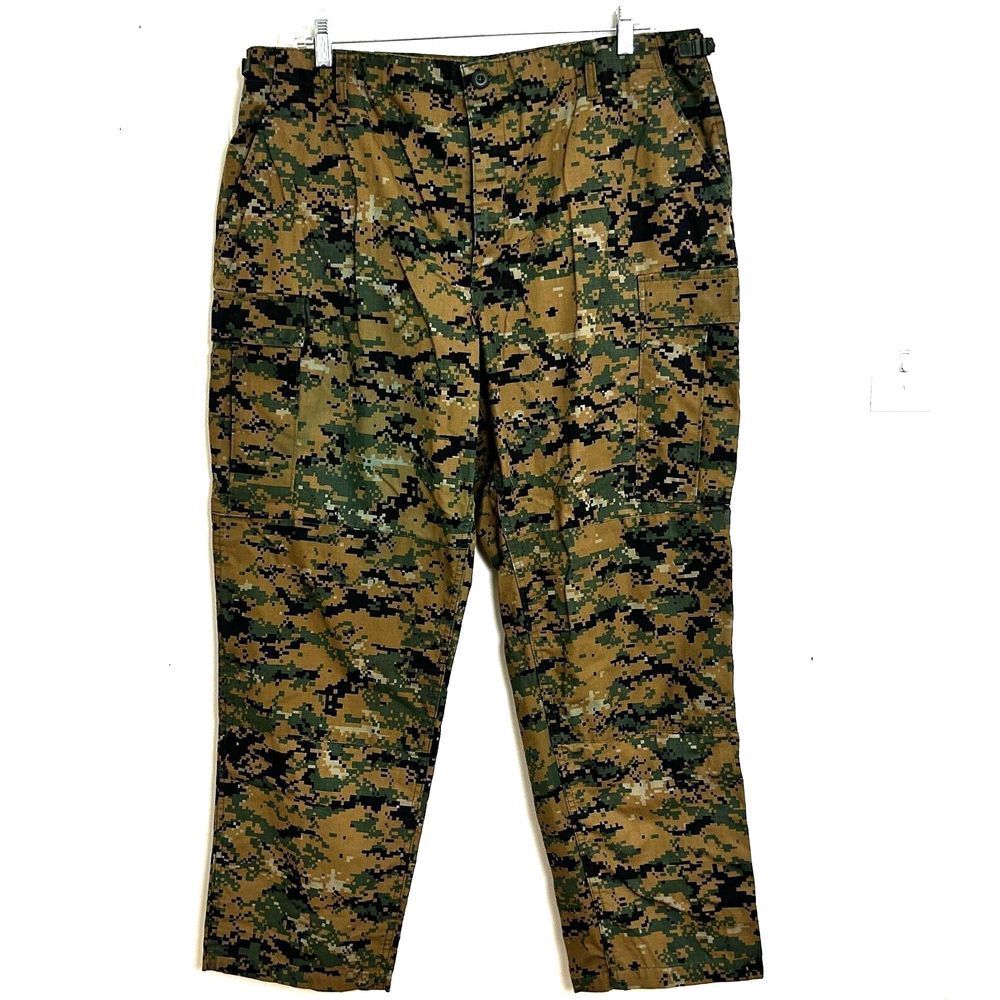 Genuine Gear Tactical BDU Pants Men's XL Multi Digital Camouflage Cargo Pocket